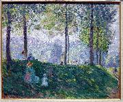 Henri Lebasque Prints An afternoon in the park oil painting reproduction